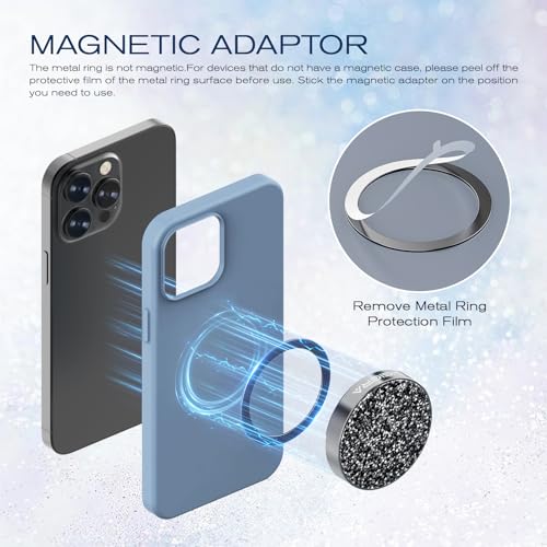 Image of DIGIERA 1TB Magnetic Portable SSD, USB-C 3.2 Gen 2x2 External Solid State Drives Speeds Up to 2000MB /s, Compact & Durable Compatible with iPhone 15 /16 /17 Series and Other USB-C Devices, Diamond Black