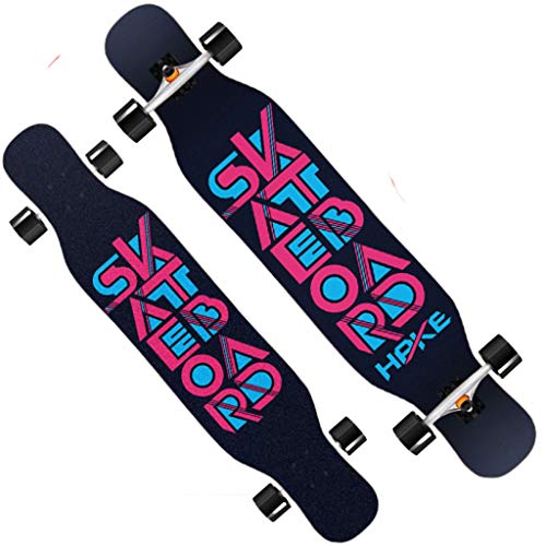 Best Buy! XUEYING-KickScooter Skateboard Professional Bamboo Wood Longboard Adult Brush Street Road ...