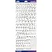 Sticko Alphabet Stickers, Silver Foil Script