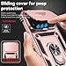 for iPhone 17 Pro Max Case, with Slide Camera Cover HD Screen Protector [Military Grade 16ft. Drop Tested] Ring Holder Kickstand Protective Phone Case for Apple iPhone 17 Pro Max, Rose Gold