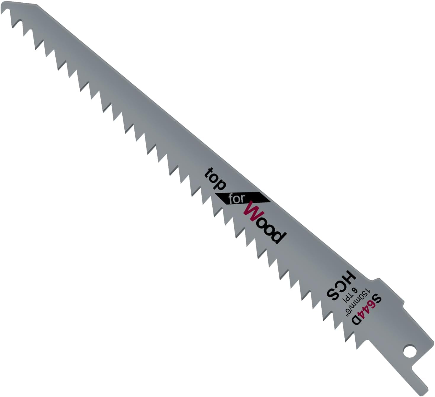 Qimu Garden Cordless Reciprocating Saw Blades 6 Inch 6TPI Blades for Wood Cutting