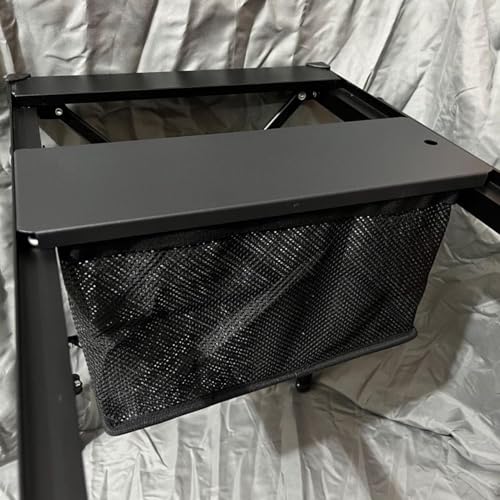 Panier de rangement pliable léger en maille ajourée transparente - 4