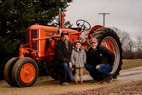 Case Tractor Logo Hat, Gray Mesh, Youth-Size2