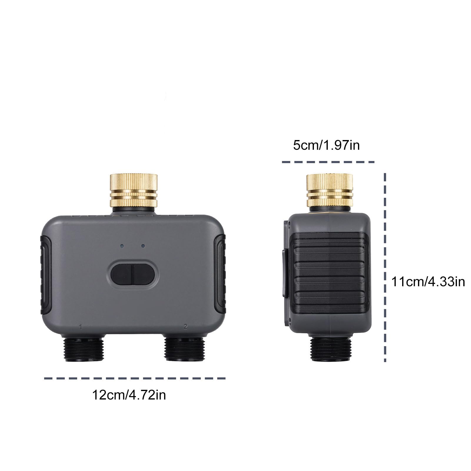 Bewässerungstimer Zur Gartensteuerung – BT Smart Bewässerungstimer mit Regenverzögerungsfunktion – Effiziente Wasserverteilung für Blumenbeete (US-Stecker)