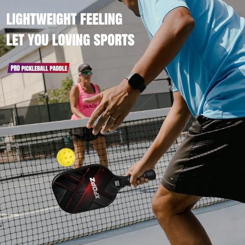 Image of Xfopz Pickleball Paddles Set, Glass Fiber USAPA Approved Pickle Ball Paddle Indoor Outdoor Rackets Pickleballs Racquet Gifts (X)