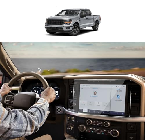 Film de protection en verre trempé 9H pour Ford F-150 12 pouces