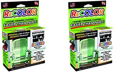 Wipe New Rust-oleum R6PCRTLKIT Recolor Paint Restorer with Wipe-On Applicator Set of 2