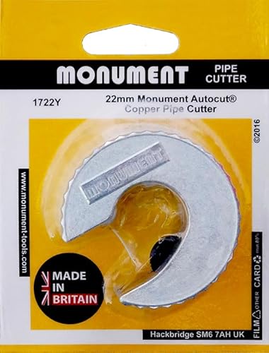Monument Tools Autocut® Copper Pipe Cutter - 1722Y 22mm - Image 3