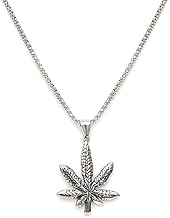 MILLER Maple Leaf Pendant With Chain for Men & Boys | Stainless Steel | Waterproof Long Necklace Fancy & Stylish | Men's Jewellery | Aesthetic Jewellery | Accessories for Everyday Wear