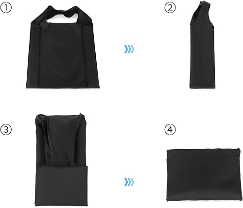 Miniatura 4 de bagwise Bolsas de compras de nailon reutilizables, paquete de 2 bolsas de comestibles extragrandes de 40 libras, lavables, ligeras, plegables,