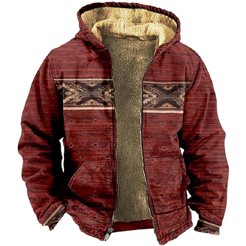 Sweat-shirt à capuche en polaire Sherpa REPALY veste zippée homme