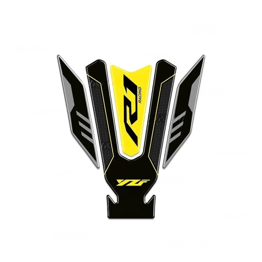 Motorbike Tank Pad Sticker Motorcycle Fuel Tank Pad Stickers Tank Protector Decals for YZF R1 R1M YZFR1 2015-2023 Tank Sticker Tank Pad Decal