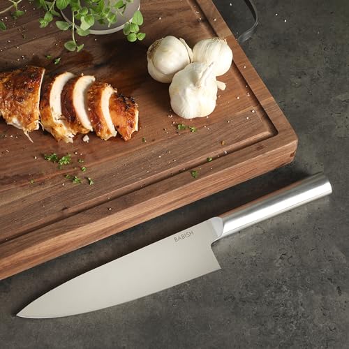 Image of Babish 8-Inch Chef Knife - High-Carbon 1.4116 German Steel Kitchen Knife, Full-Tang Razor Sharp Chef's Blade for Chopping, Slicing, Dicing & Everyday Prep