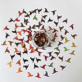 10 Grams/Pack - Witch Hat Shape Sequins Glitter Halloween Festival Rave Beauty Makeup Face Body Nail Art Decoration LB406