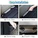 KAYI Car Seat Cushion, Comfort Memory Foam Car Cushions for Driving, Breathable Leather Surface with Anti Slip Rubber Bottom, Seat Cushion for Car and Office Chair (1 Pack, Black)