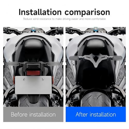 Support de plaque d'immatriculation moto pour Suzuki GSX S1000 2022