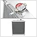 DNA Motoring RA-HC92-32-1 1-Row Aluminum Core Radiator Compatible with 92-00 Honda Civic/Del Sol MT