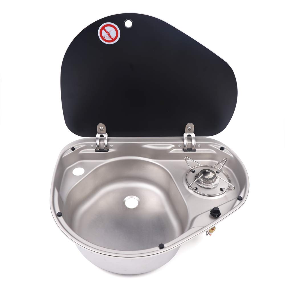 Buy Camping Stove Single Burner with Faucet Boat Caravan RV Camper LPG