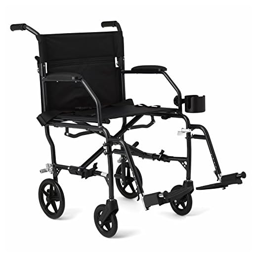Ultra Lightweight Transport Wheelchair for Adults