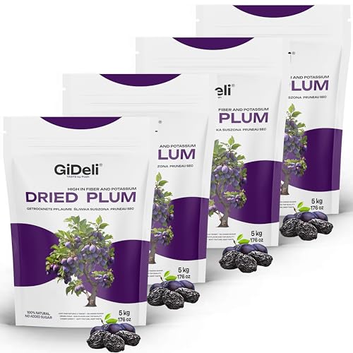 GiDeli Ciruelas secas 20 kg sin piedra sin azúcar de Chile