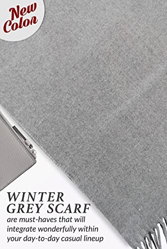 Bufanda premium tacto de cachemira CALVIN & OLIVIA complemento de invierno suave 7