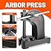 POWKOL Arbor Press, 2 Ton Arbor presses, 8.5 Inch Max Height, Cast iron material, Manual Press is Suitable for Punching, Bending, Stretching and Forming Tasks in Workshops and Garages