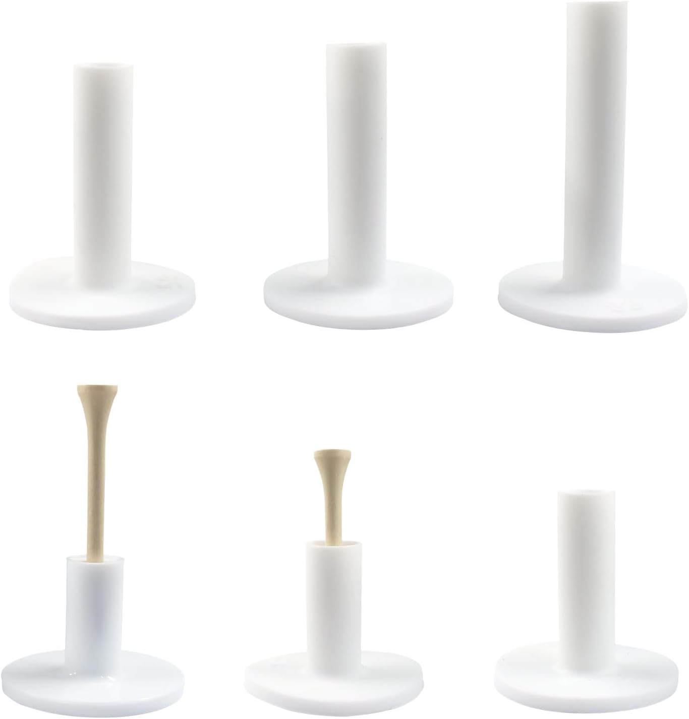 Golf Rubber Tee Holder Set