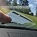 Bulk 100 Pack - Windshield Parking Permit Holder - Clear Adhesive Tag Pouch - Vinyl Plastic Document Protector Holds Large Parking Placard, Pass, Decal or Sticker (4 x 3) by Specialist ID