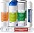 iSpring F9K 1-Year Reverse Osmosis Water Filter Replacement Cartridge Pack Set for 6-Stage Alkaline Mineral RO Filtration Systems, Without Membrane, White