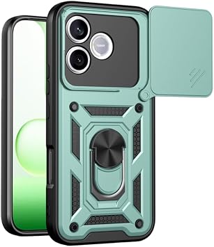 UnDePlus Huawei Honor 600 Lite ile uyumlu K l f Kamera Korumal  Z rh Tank S rg l  Vega Kapak Ye il