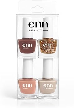 enoi nail parts mix。 Buy ENN Nail Paint Set of 4 Nude Muse Kit | Long-Lasting Glossy