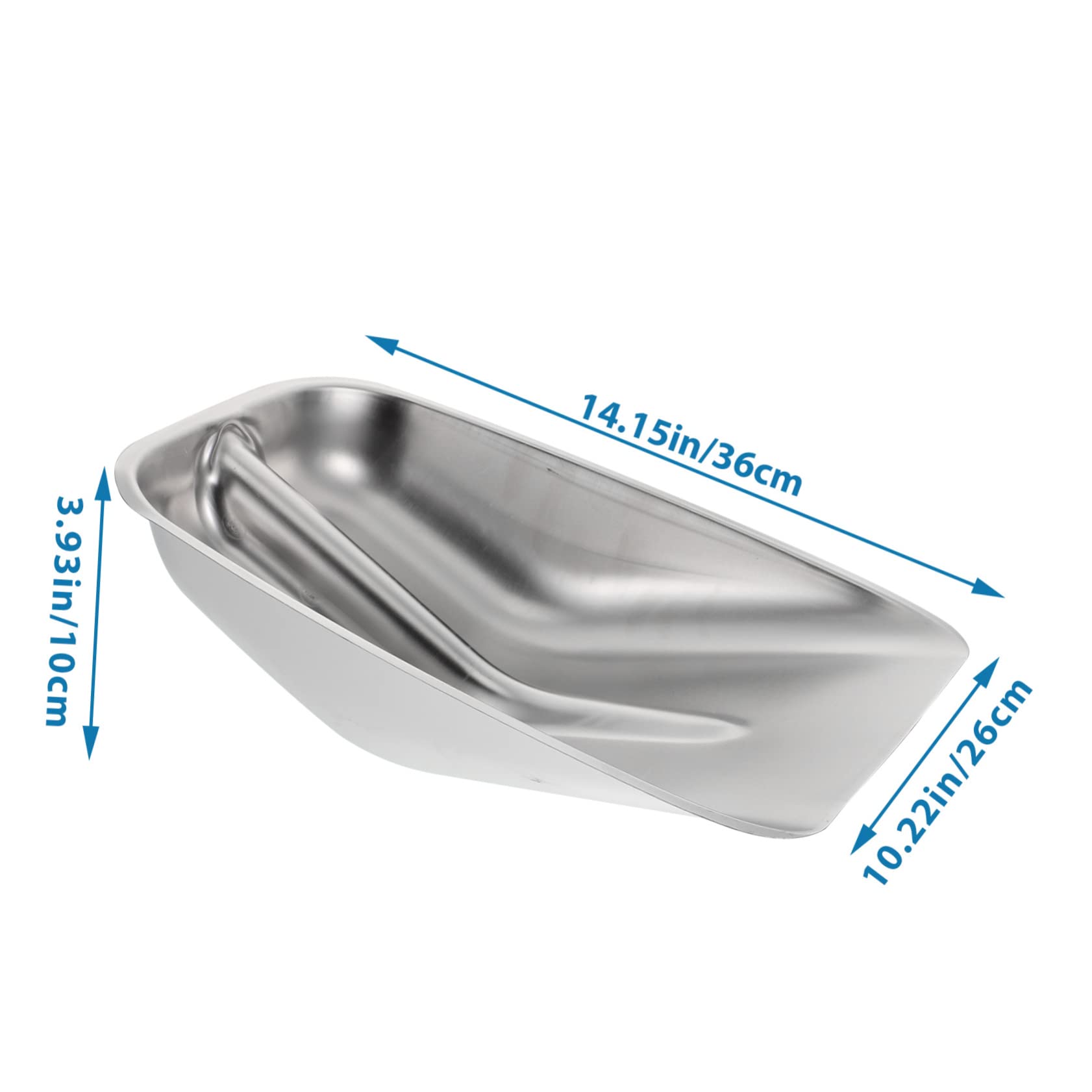 IWOWHERO Stainless Steel Multi Functional Snow Shovel and Grain Shovel Compact for Snow Removal and Gardening Durable Ice Lightweight Design