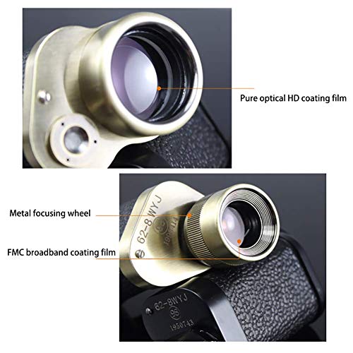 Binoculares 6x24 impermeables con trípode y adaptador miniatura 4