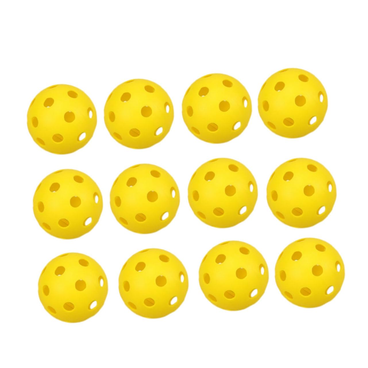balacoo 12 Pack Hollow-Out for Practice Durable Pe Ideal for Indoor/Outdoor Training