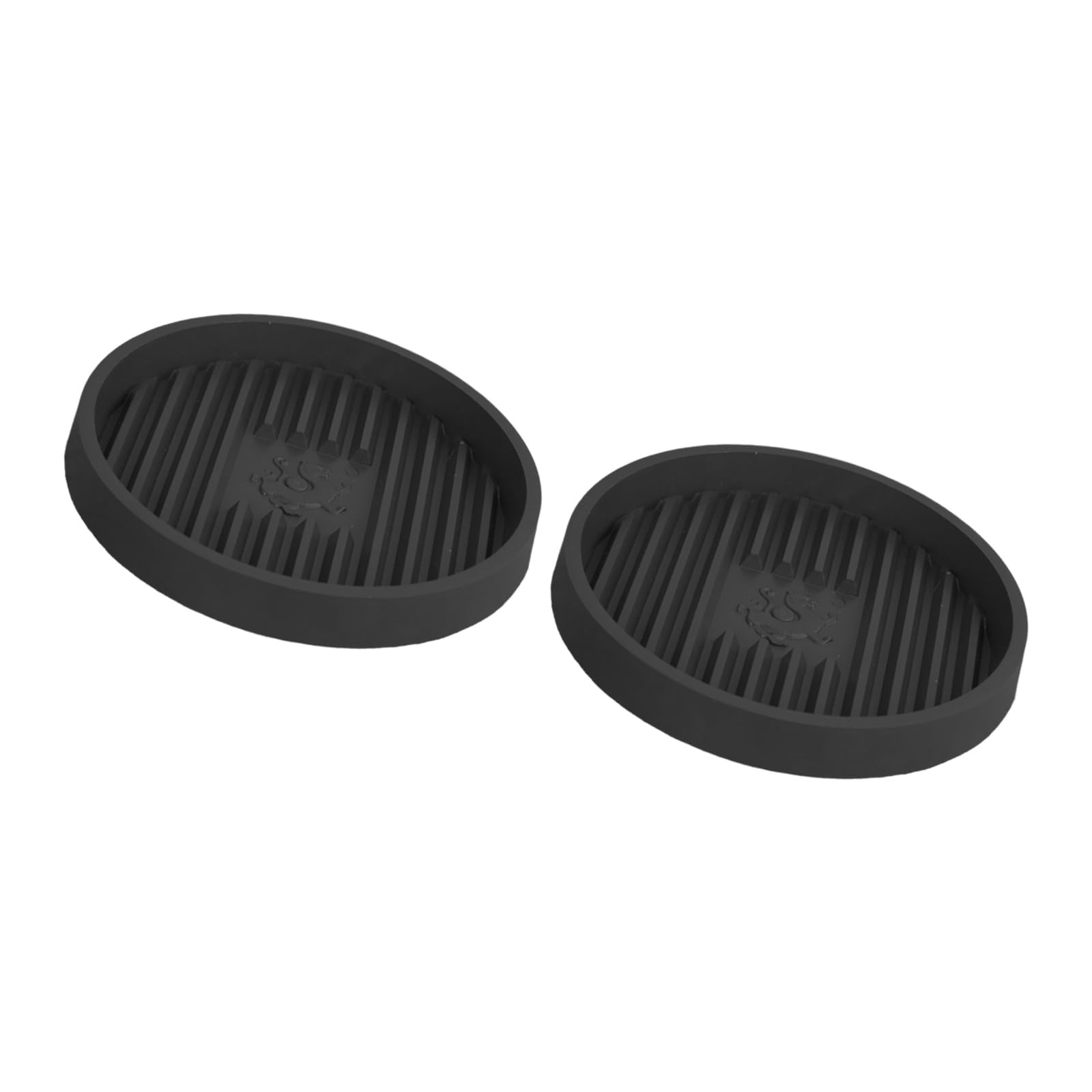 NVOQILIN Toilet Plunger Holder with Quick Drying Ventilated Base NonTipping Holder for Toilet Tool Drip Collecting Tray 2PCS Plunger Tray