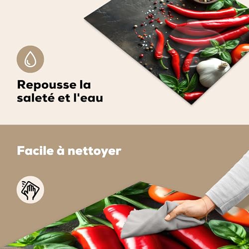 KitchenYeah© Herdabdeckplatte Einteilig Küche Herdabdeckung Induktionsfeld – Ansicht 4