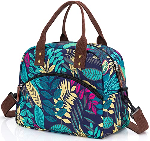 Kasibon Lunch Bag For Women Men Insulated Lunch Box Reusable Leakproof Soft Cooler Cooling Tote For Work Picnic Beach, Freezable Lunch Bag With Adjustable Shoulder Strap #TOP17