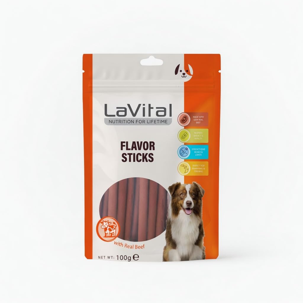 Köpek Ödülü, LaVital, Sığır Etli Çubuk Form 100 g