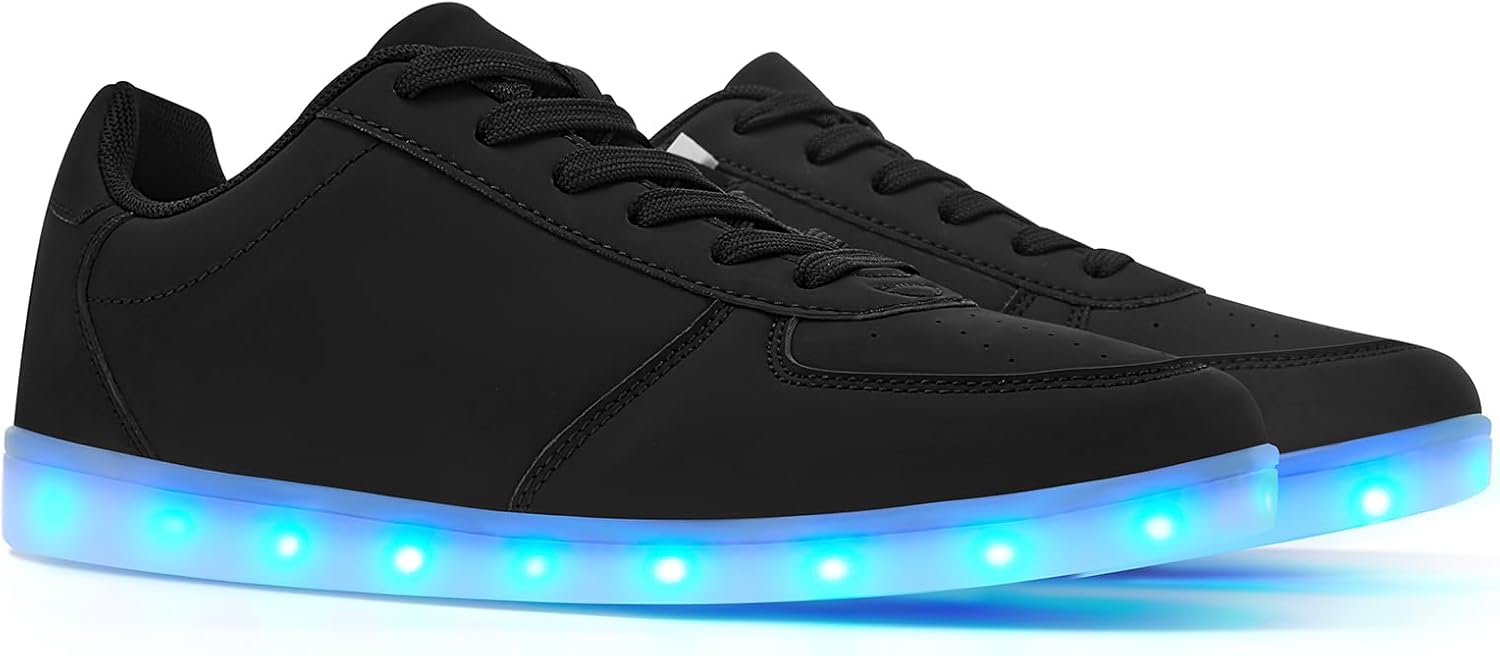 Unisex LED Shoes - Fashion Light Up Sneakers, Breathable USB Charging Glowing Luminous LED Shoes for Men Women - Image 6