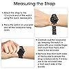 Cobee Metal Replacement Watch Straps, Quick-Release Stainless Steel Watchbands for Men 22mm Lug Width Wristband Classic Heavy-Duty Straps with 1 Spring Bar+4 Ear Pins, 1 Watch Adjuster+3 Needles #5
