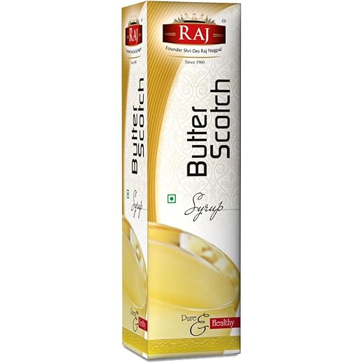 RAJ SPECIAL JEERA Butterscotch Syrup For Daily Refreshment Needs, Raj Specialities - 750 Ml, Kid's Favourite Drinks