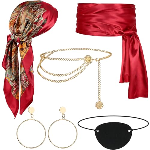 Costume de pirate femme complet pour éviter le stress du carnaval