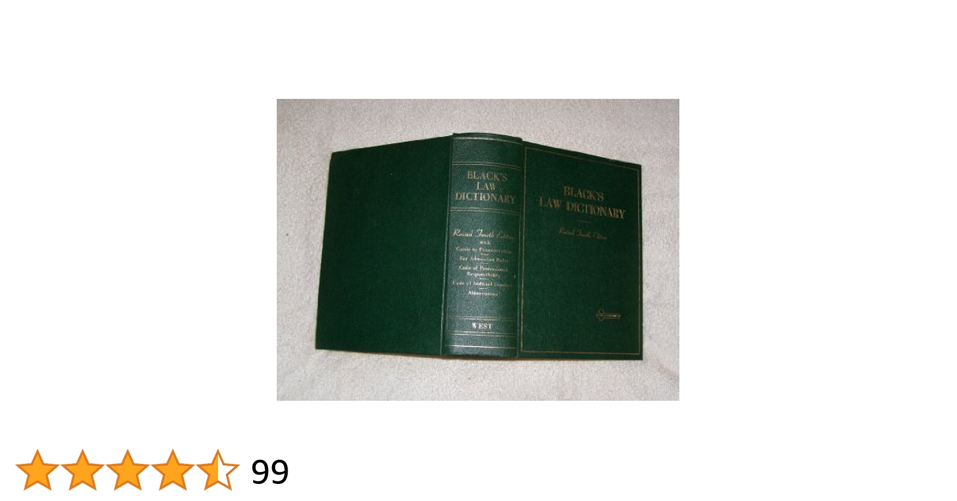 Black’s Law Dicyionary Blacks Law Dictionary- Fourth Edition: Editor: Amazon.com: Books