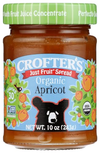 Crofter's Organic, Just Fruit Spread, Apricot, 10 oz (283 g)(pack of 3) image 5