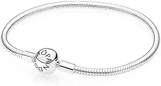 Pandora パンドラ ジュエリー シルバー ブレスレット Moments Smooth Silver Clasp Bracelet 590728 18 サイズ [並行輸入品]