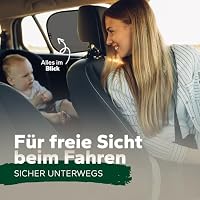 Sonnenschutz Auto Baby mit UV-Schutz UPF50+, DEKRA geprüft & KBA-zugelassen, Hochwertiges GSM105+ Nylon, Doppelte Schutzwirkung, Sonnenschutz Auto Kinder ohne Saugnapf – Ansicht 7