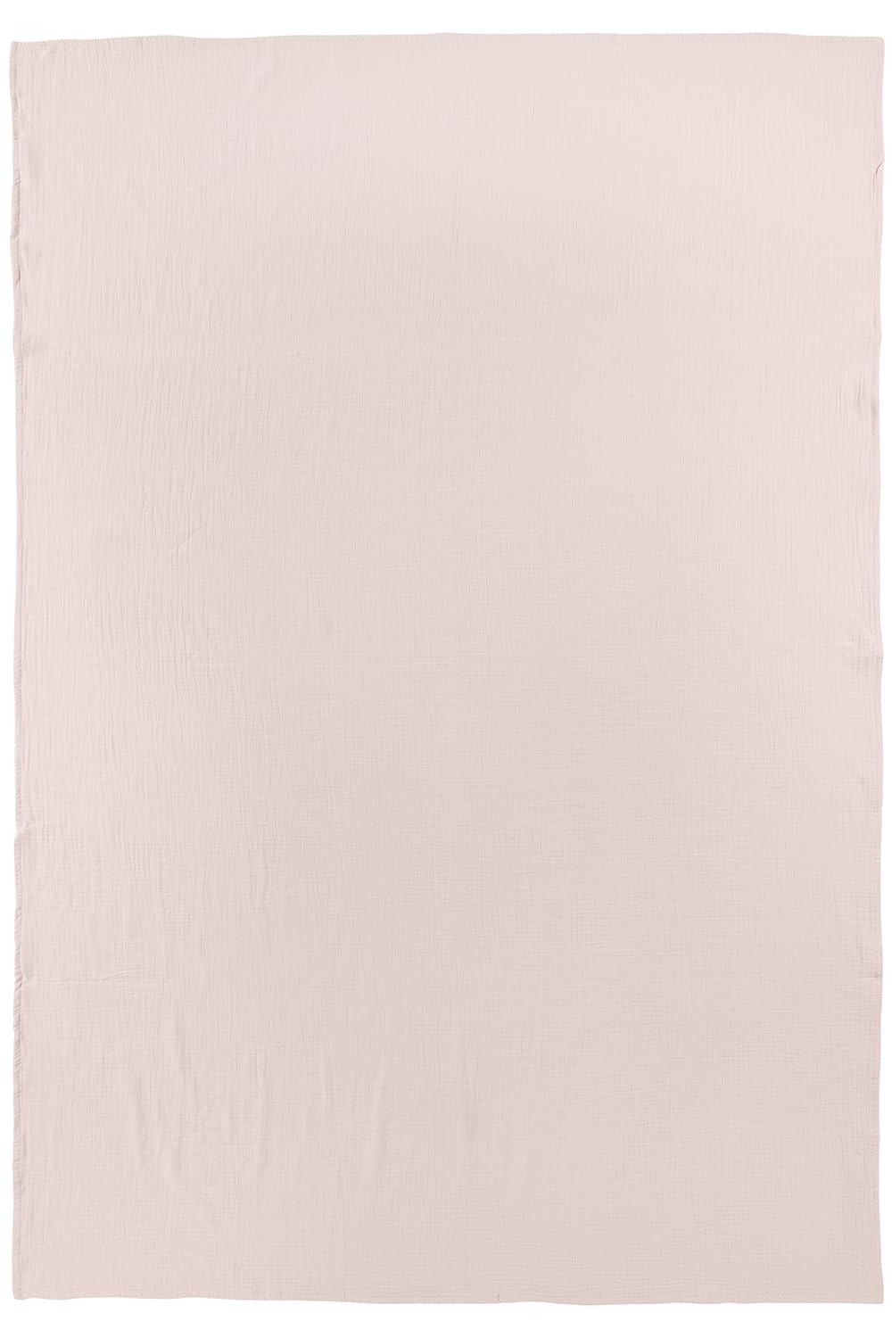 Meyco Home Uni Decke, pre-Washed Musselin (aus 100% vorgewaschener, hydrophiler Baumwolle, absorbiert Feuchtigkeit, atmungsaktives und weiches Material, Größe: 140 x 200 cm), Soft Pink
