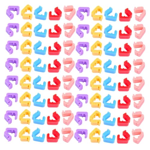 HEALLILY 500pcs Balloon Clips Plastic Sealing Clips for Party Decorations