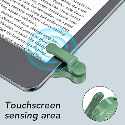 Remote Control Page Turner for Kindle Paperwhite Oasis Kobo eReaders,Kindle Clicker Page Turner Accessories for iPhone,iPad, Android Tablets Reading Novels,Camera Video Record&Shutter Selfie (Green)