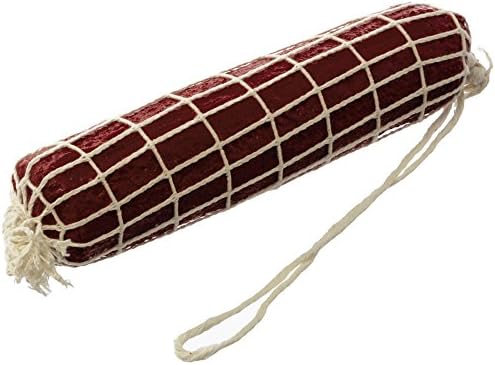 Plastic Replica Salami Dark Brown - 10"L